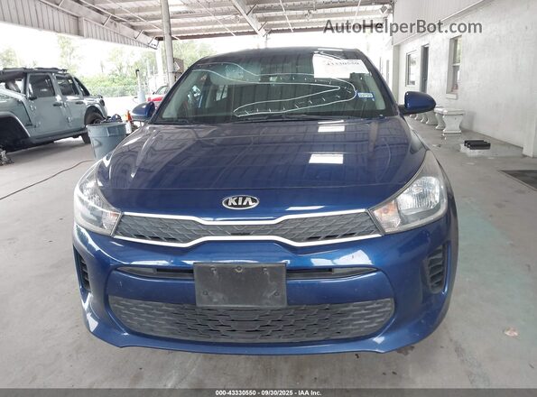 3KPA24AD9LE354652 2020 KIA RIO Blue Vista del cuadro de instrumentos