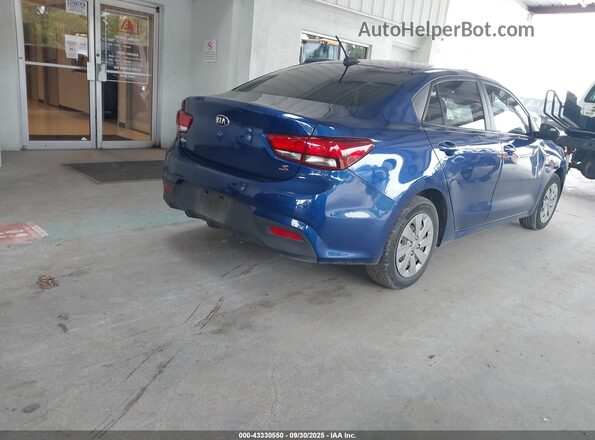 3KPA24AD9LE354652 2020 KIA RIO Blue Trasero derecho
