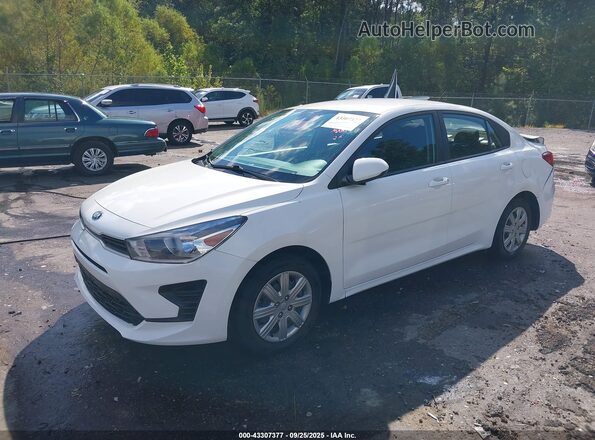 3KPA24ADXME364463 2021 KIA RIO White Передня ліва чверть
