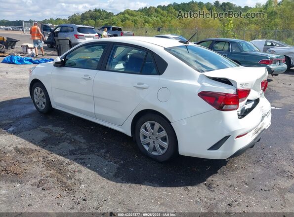 3KPA24ADXME364463 2021 KIA RIO White Задня ліва чверть