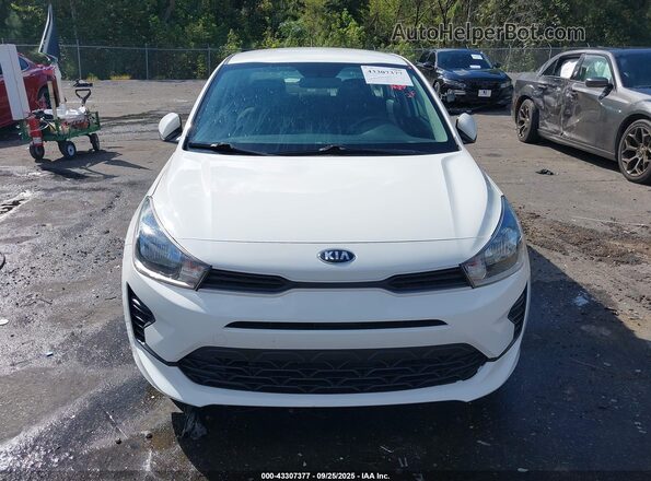 3KPA24ADXME364463 2021 KIA RIO White Вид щитка приладів