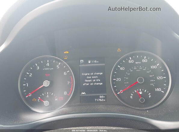3KPA25AD7PE588901 2023 KIA RIO 5-DOOR Gray Widok tylnych siedzeń