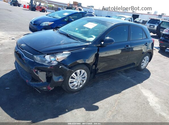 3KPA25AD9LE290277 2020 KIA RIO 5-DOOR Black სალონის 360-გრადუსიანი ხედი