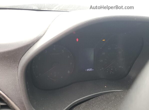 3KPC24A30KE040435 2019 HYUNDAI ACCENT White ხელსაწყოთა პანელის ხედი