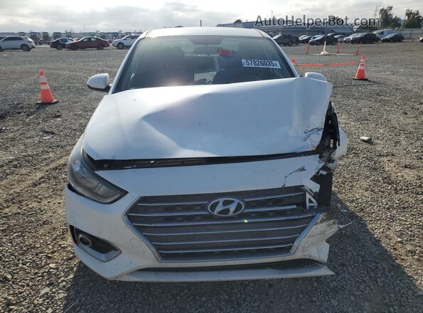 3KPC24A30KE040435 2019 HYUNDAI ACCENT White წინა ხედი