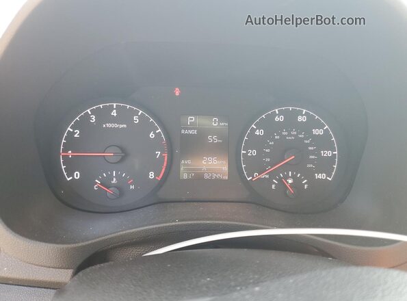 3KPC24A32KE084694 2019 HYUNDAI ACCENT Red Vista del cuadro de instrumentos