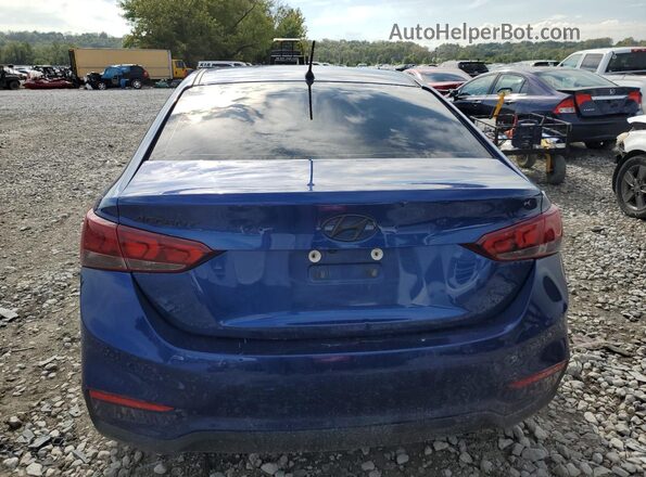 3KPC24A38KE076261 2019 HYUNDAI ACCENT Blue Հետևի տեսք