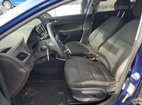 3KPC24A38KE076261 2019 HYUNDAI ACCENT Blue Սալոնի դիմացի տեսք