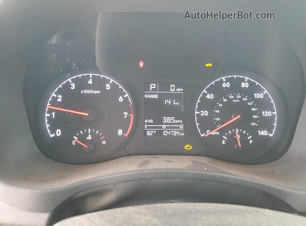 3KPC24A38KE076261 2019 HYUNDAI ACCENT Blue Սարքավորումների վահանակի տեսք