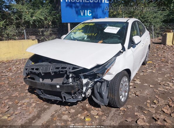 3KPC24A61LE098386 2020 HYUNDAI ACCENT White Передня ліва чверть