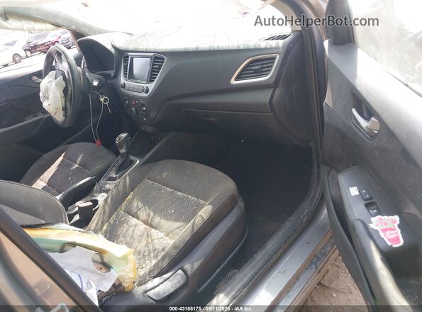 3KPC24A61ME138502 2021 HYUNDAI ACCENT Gray Սալոնի դիմացի տեսք