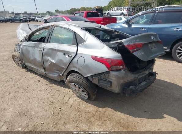 3KPC24A61ME138502 2021 HYUNDAI ACCENT Gray Հետևի ձախ