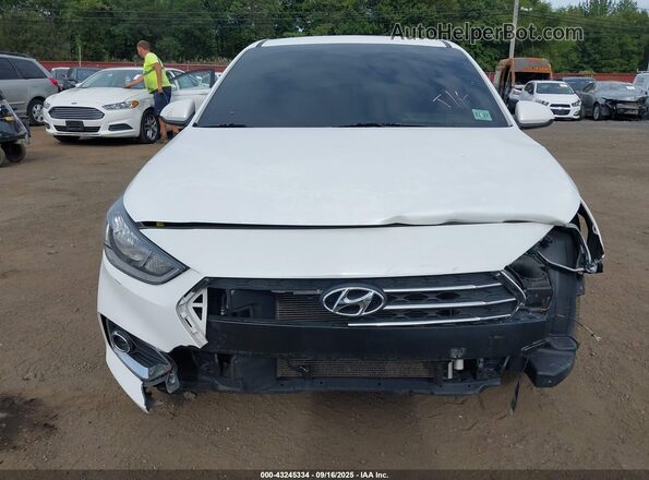 3KPC24A61NE175938 2022 HYUNDAI ACCENT Белый Вид задней части салона