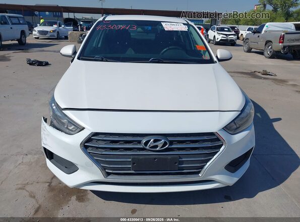 3KPC24A62ME130568 2021 HYUNDAI ACCENT White Սարքավորումների վահանակի տեսք