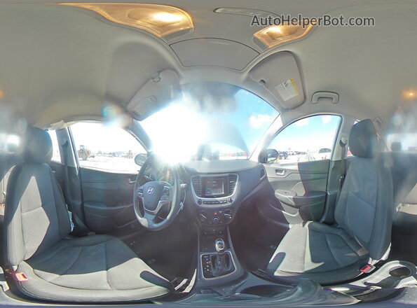 3KPC24A63LE103572 2020 HYUNDAI ACCENT Silver VIN კოდის სტიკერის ხედი