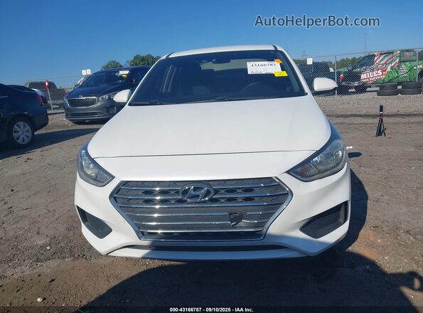 3KPC24A64LE118369 2020 HYUNDAI ACCENT White Widok zestawu wskaźników