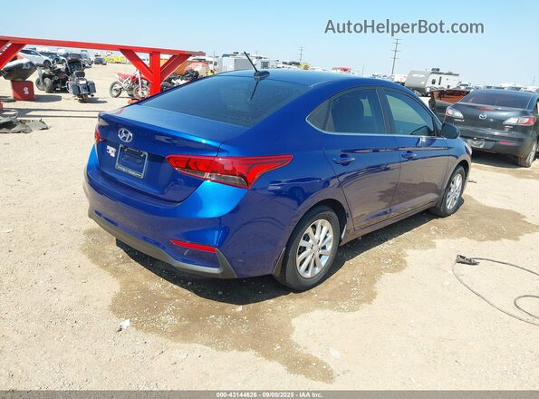 3KPC24A64ME133746 2021 HYUNDAI ACCENT Blue Задня права чверть