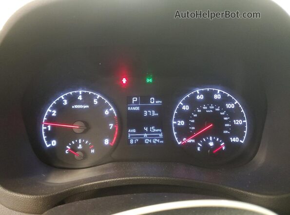 3KPC24A64ME142916 2021 HYUNDAI ACCENT White ხელსაწყოთა პანელის ხედი