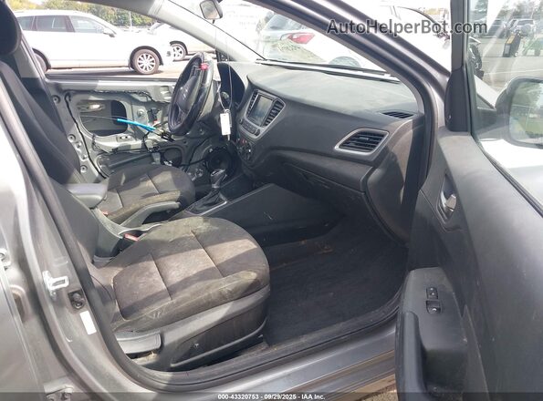 3KPC24A65ME141886 2021 HYUNDAI ACCENT Gray Սալոնի դիմացի տեսք
