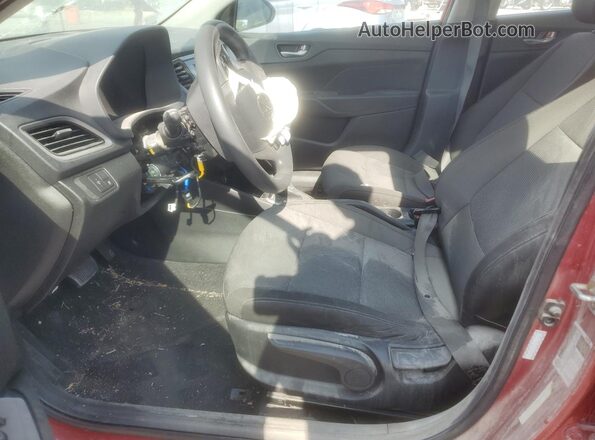 3KPC24A66LE113612 2020 HYUNDAI ACCENT Red Вид салону спереду