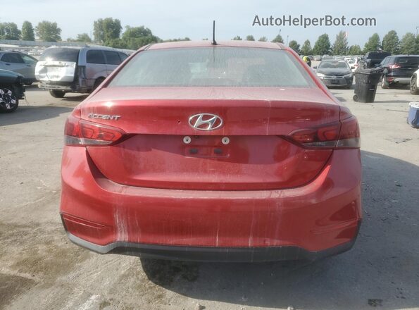 3KPC24A66LE113612 2020 HYUNDAI ACCENT Red Вид ззаду