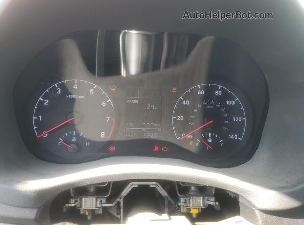 3KPC24A66LE113612 2020 HYUNDAI ACCENT Red Вид щитка приладів