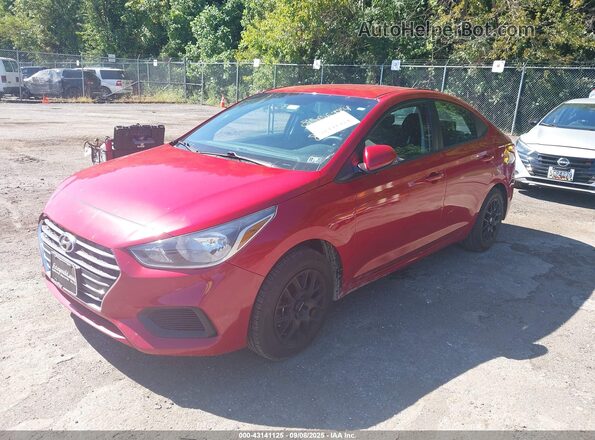 3KPC24A66ME139371 2021 HYUNDAI ACCENT Красный Передняя левая четверть