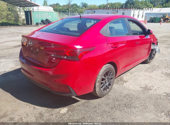 3KPC24A66ME139371 2021 HYUNDAI ACCENT Красный Задняя правая четверть