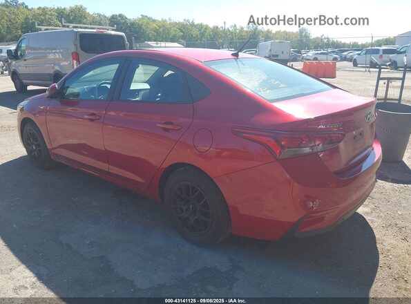 3KPC24A66ME139371 2021 HYUNDAI ACCENT Красный Задняя левая четверть