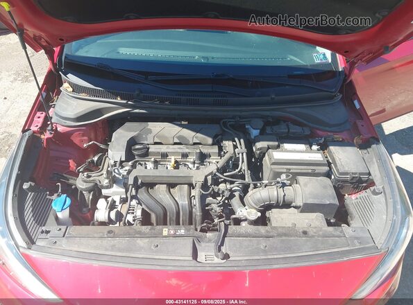 3KPC24A66ME139371 2021 HYUNDAI ACCENT Красный Вид сзади
