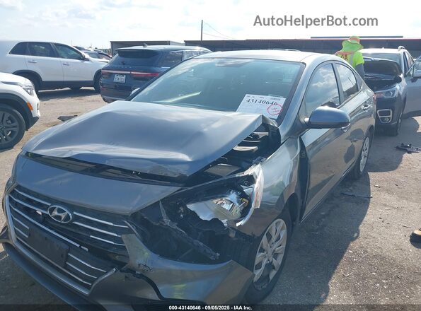 3KPC24A67LE121668 2020 HYUNDAI ACCENT Silver წინა მარცხენა ხედი სამი მეოთხედიდან