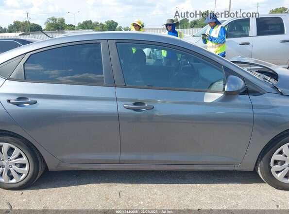 3KPC24A67LE121668 2020 HYUNDAI ACCENT Silver უკანა სალონის ხედი