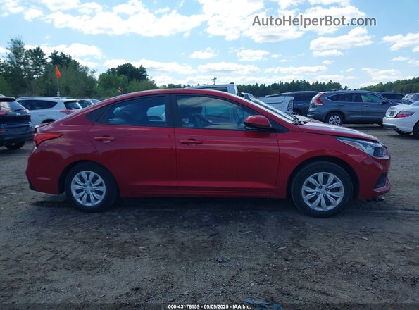 3KPC24A67ME136057 2021 HYUNDAI ACCENT Red Սալոնի հետևի տեսք