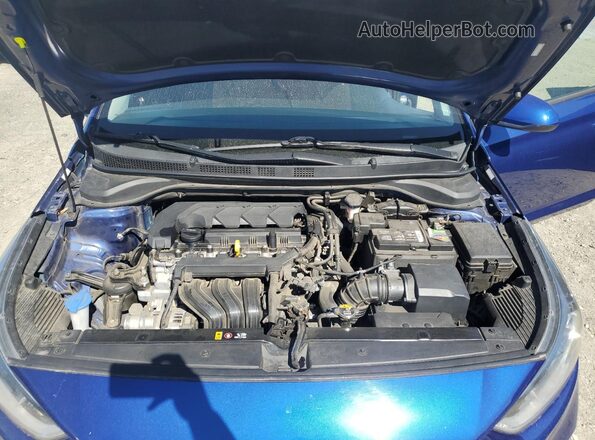 3KPC24A67ME144031 2021 HYUNDAI ACCENT Blue Rear interior view