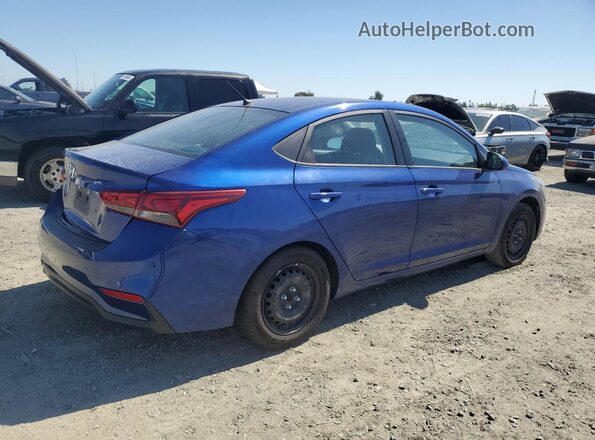 3KPC24A67ME144031 2021 HYUNDAI ACCENT Blue Rear right
