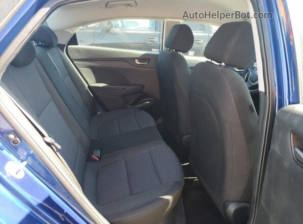 3KPC24A67ME144031 2021 HYUNDAI ACCENT Blue Rear seats view