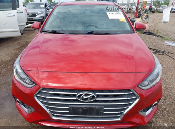 3KPC24A68LE126913 2020 HYUNDAI ACCENT Red Вид задньої частини салону