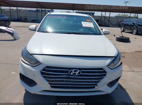3KPC24A68ME130803 2021 HYUNDAI ACCENT White Вид задньої частини салону
