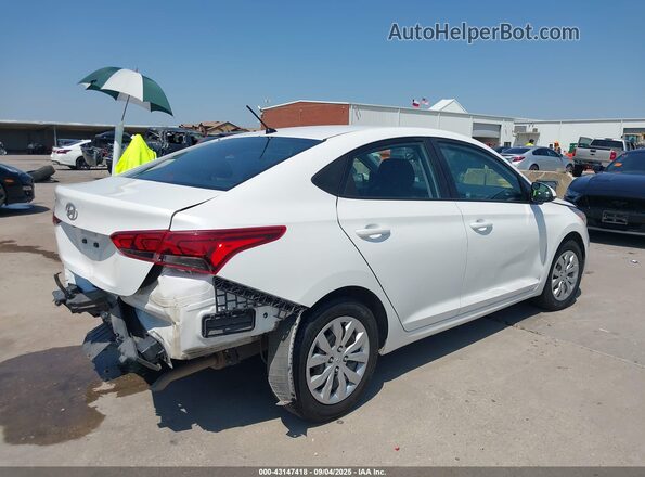 3KPC24A68ME130803 2021 HYUNDAI ACCENT White Задня права чверть