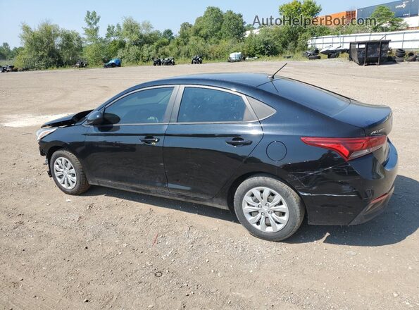 3KPC24A68ME150341 2021 HYUNDAI ACCENT Black Trasero izquierdo