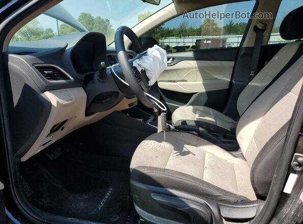 3KPC24A68ME150341 2021 HYUNDAI ACCENT Black Vista interior delantera