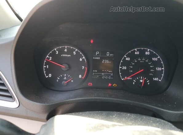 3KPC24A68ME150341 2021 HYUNDAI ACCENT Black Vista del cuadro de instrumentos