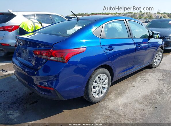 3KPC24A69ME137033 2021 HYUNDAI ACCENT Blue Հետևի աջ
