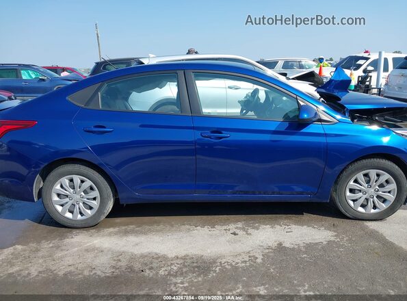 3KPC24A69ME137033 2021 HYUNDAI ACCENT Blue Սալոնի 360 աստիճան տեսք