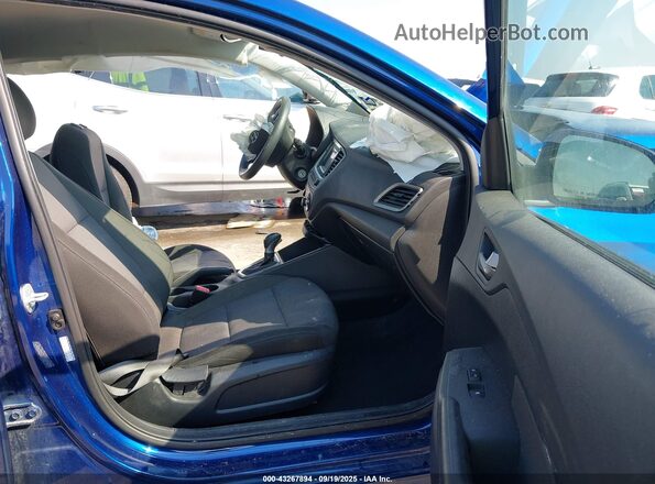3KPC24A69ME137033 2021 HYUNDAI ACCENT Blue Սալոնի դիմացի տեսք