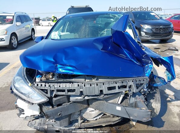 3KPC24A69ME137033 2021 HYUNDAI ACCENT Blue Սալոնի հետևի տեսք