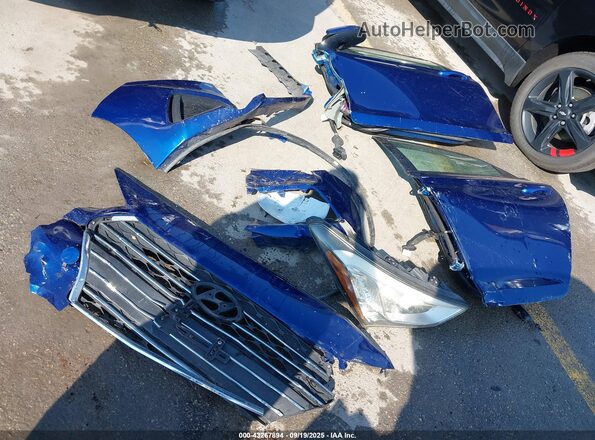 3KPC24A69ME137033 2021 HYUNDAI ACCENT Blue Սարքավորումների վահանակի տեսք