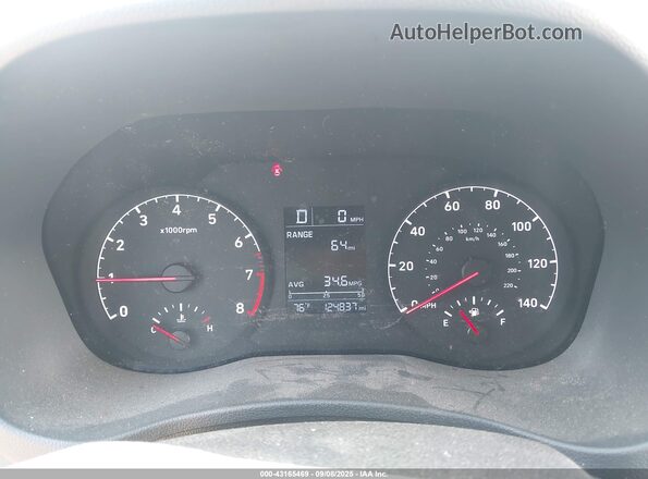 3KPC24A6XLE103780 2020 HYUNDAI ACCENT White უკანა სავარძლების ხედი
