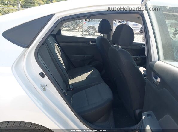 3KPC24A6XLE103780 2020 HYUNDAI ACCENT White VIN კოდის სტიკერის ხედი