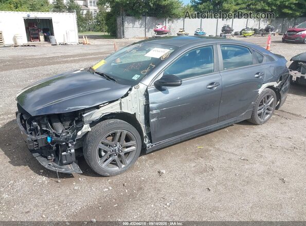 3KPF34ADXME367690 2021 KIA FORTE Gray Front left